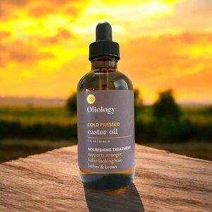 Oliology Cold Pressed Castor Oil Nourishing Treatment 4 fl oz New